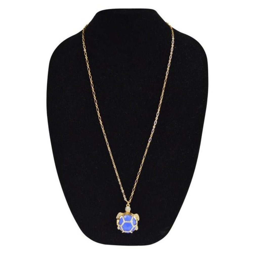 Kate Spade Paradise Found Turtle Locket Necklace - Picture 2 of 3